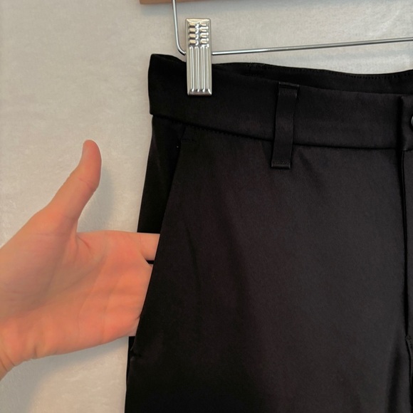 Lululemon mens black casual Commission Pant Classic warpstreme M5AEXS Size 28 - Picture 3 of 11